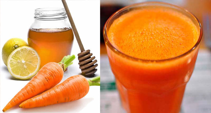 Jarabe para la flema, tos y gripe con zanahoria y miel