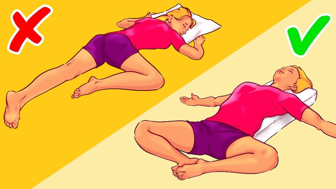 6 Posturas que te ayudarán a quedarte dormido al instante