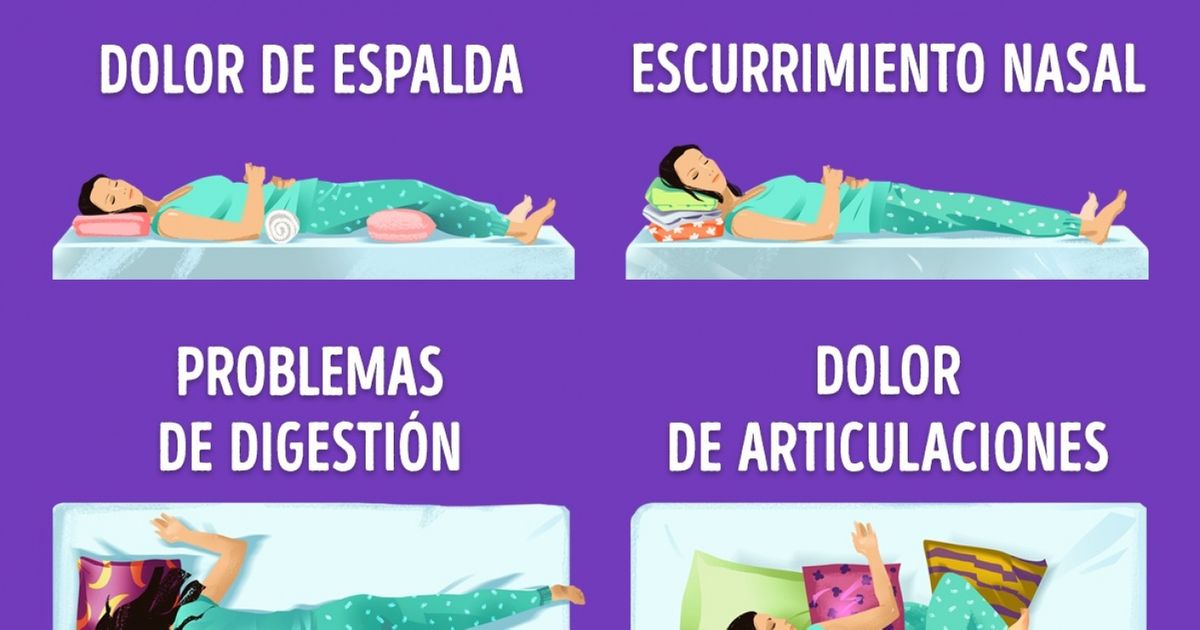 Cómo dormir en tu posición favorita y no tener problemas de salud