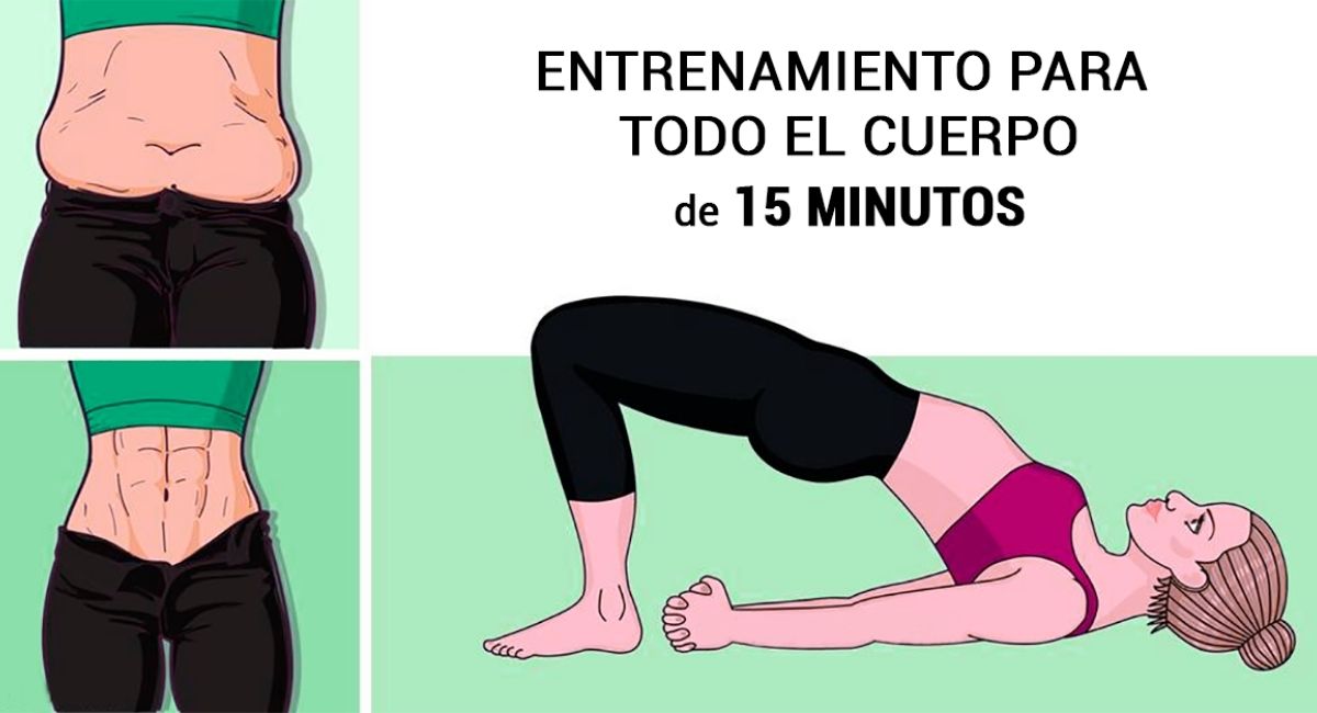 Entrenamiento de cuerpo completo de 15 minutos que puedes hacer en cualquier lugar